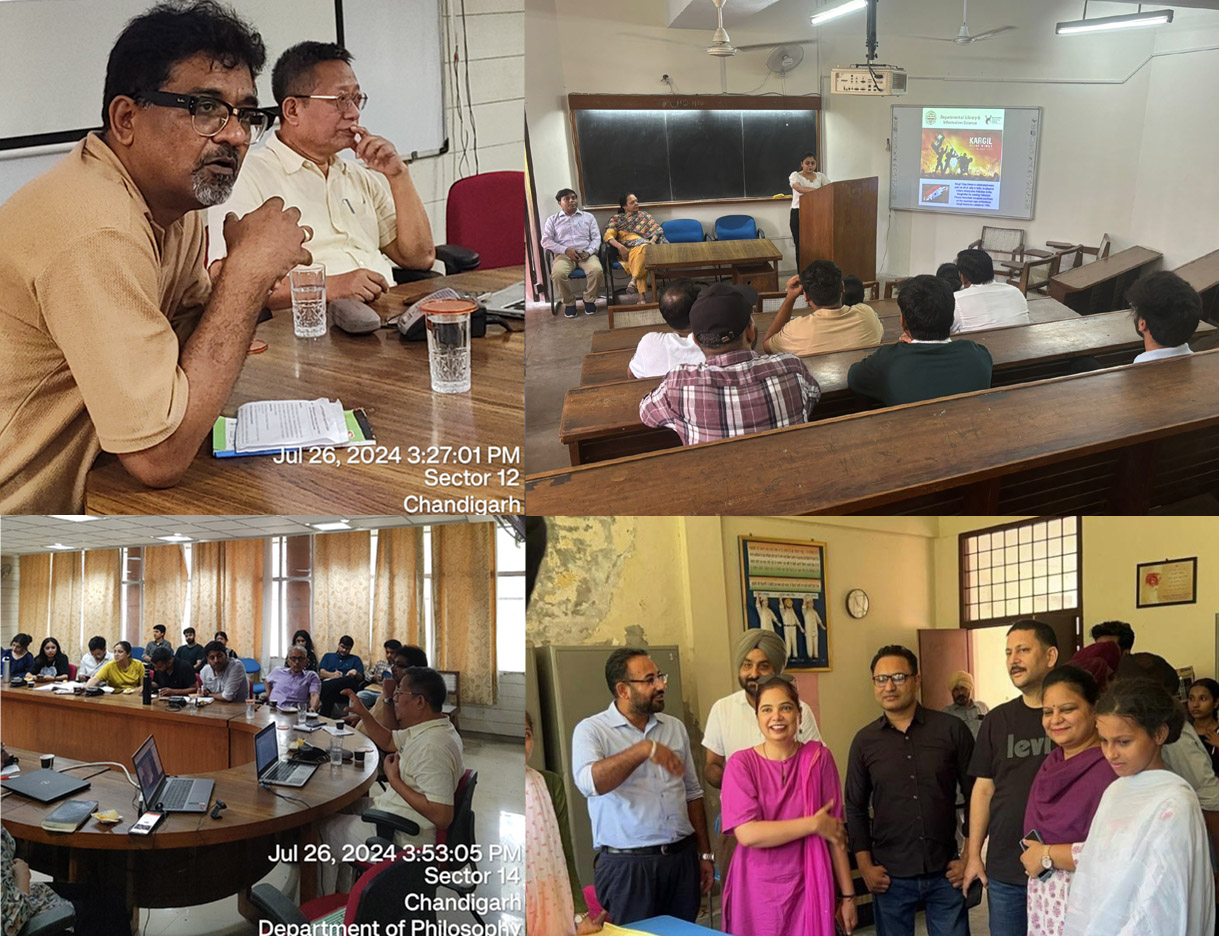 पंजाब विश्वविद्यालय, चंडीगढ़ ग्रामीण केंद्र के विभागों ने कारगिल विजय दिवस के उपलक्ष्य में व्याख्यान, वृक्षारोपण आदि जैसे विभिन्न कार्यक्रम आयोजित किए।